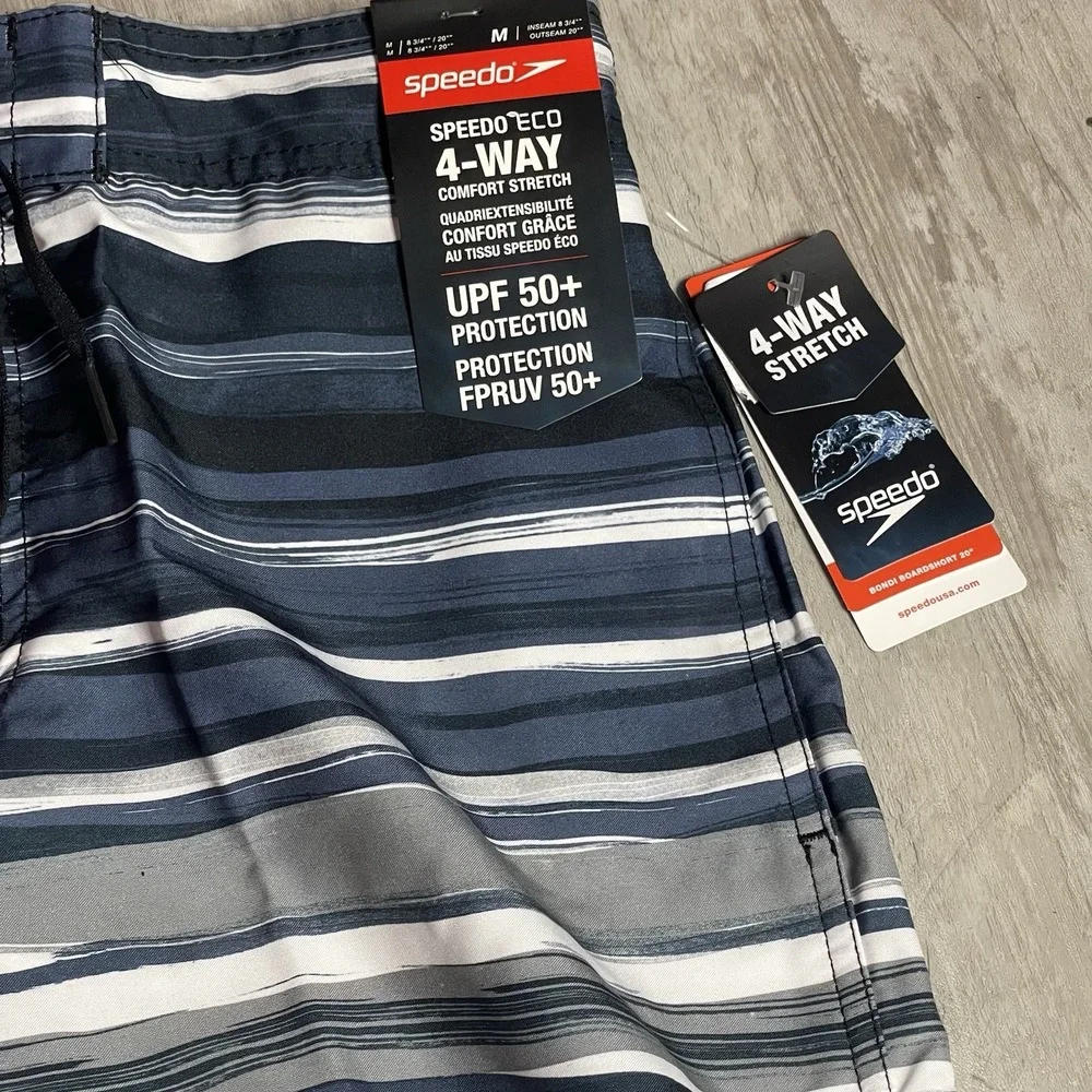 Speedo Swim trunks Size Medium‎ 4-Way Comfort Stretch UPF 50+ Z-358